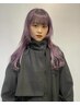 【No.4】カット(毛先or毛量)調整+Wカラー￥16,500～