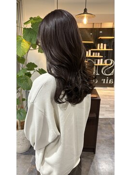 リズム(lysm) ロングヘア × オリーブグレージュ