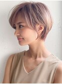 ★外ハネボブ美髪レイヤーカットセミディ結べるボブ#300f0304