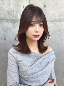 ロンドメリア 天神大名店(Lond Melia) イメチェンヘアスタイル美髪のススメワイドバングブルーブラック