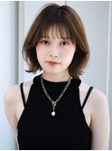デジタルパーマで作るくびれボブ