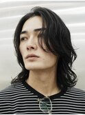 渋谷メンズボブウルフ緩めスパイラルパーマニュアンスパーマ