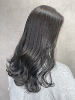 ルノン(LUNON) 暗めカラーグランマッシュデザインカラーフェイスフレーミング