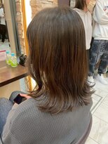 ルページ 千葉(lpage)&nbsp;髪質改善/顔周りレイヤーカット/グレージュ[千葉/千葉駅]