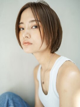 ギークス(GEEKS) 【GEEKS渋谷】ショートウルフ/冬カラー/くすみベージュ/20代30代