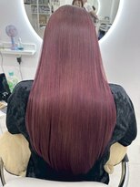 アイニ 天王寺アポロ店(aini)&nbsp;カラーハイライトハッシュカットレイヤーカットボブ髪質改善