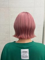 エテルネ 大宮店(E:terne)&nbsp;外ハネショートボブ×ベイビーピンク