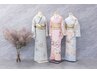 【訪問着】着物レンタル+着付け+ヘアセット ¥35,000~