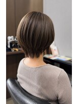 ランルコネ(ran rukone)&nbsp;ウルフヘア白髪染め白髪ぼかしショート髪質改善