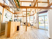 ヘアーデザインハル(hair desigin hal)の雰囲気(ゆったりとした時間が流れるおしゃれな店内…☆)