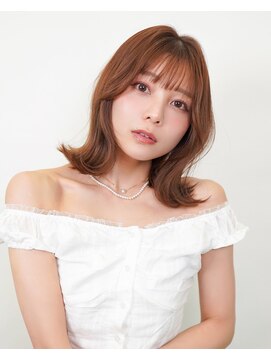ラフィス ヘアー ウィム 倉敷白楽町店(La fith hair uim.) 【La fith】くびれボブ×シースルーバング×ダブルカラー