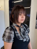 キジ(kiji) 【kiji】重軽質感の切りっぱなしボブ #久屋大通#丸の内#栄