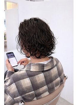 サンノット(SUN KNOT)の写真/自分史上最高のメンズスタイルへ！ニュアンスパーマでシャドウ・フェザーパーマを自由自在に♪