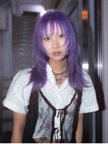 ユルク(JURK nagoya)&nbsp;栄/ハッシュカット/グレージュ/デザインカラー