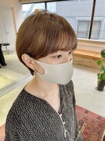 スー 自由が丘(suu)&nbsp;マッシュショート丸みショートボブくびれショート黒髪ショート