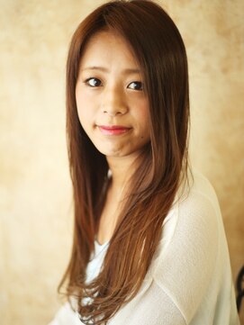 美容室チック 大島店(chic) 柔らかニュアンスでややモード感をプラスしたロング【大島】