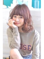 クラン(clan)&nbsp;ハイトーングラデーション大人可愛いバルーンミディ