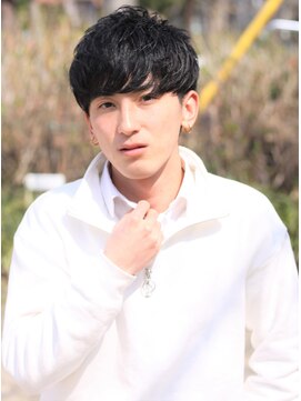 クオンヒール(QUON HEAL) 刈り上げニュアンスパーマフェザーパーマサーフカール