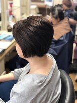 ヘアークリアー 春日部 大人の刈り上げショートボブ/小顔効果UP/白髪染め/30代40代50代