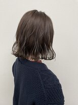 シェノン 梅田(CHAINON)&nbsp;切りっぱなしボブ×くびれミディ×透明感ベージュカラー