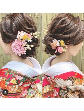 ランコントレ 千代 結婚式御着付け&ヘアセット