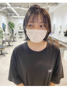 クオン 今泉(quon) 【DAISUKE】外ハネあごラインボブ　-天神 今泉 薬院-