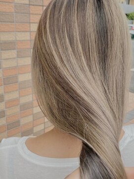 ニコア 千葉(nicoa) ブリーチカラーイ/ハイライト/TOKIO/パープルカラー/千葉/千葉駅