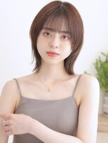 オシャレさんに　マッシュウルフ　赤味消しハイライト