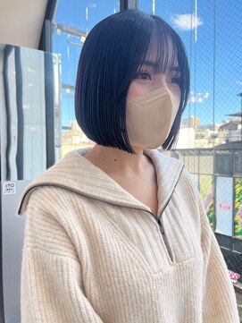 ロンド 表参道店(Lond) 乾かすだけでスッとまとまるストレートボブ【表参道/原宿】