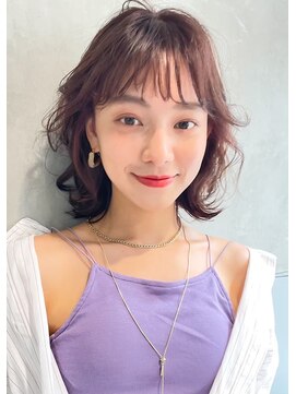 エイミー(Aimee) Aimee 町田 ピンクブラウン×ゆるふわカールヘア