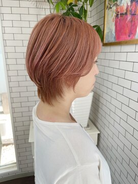 リール(THE RIRE.) ＊THE  RIRE.  ショートスタイル×ピンクベージュ＊