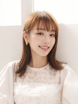 カットスタジオ クオーレ(Cut studio Cuore)&nbsp;大人可愛いナチュラルストレート外ハネ、艶髪、シースルー京都駅