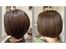 アズミー 自分らしく(As.me)の雰囲気（もちの良さ◎扱いやすさ◎大人気♪大人ショート.ボブ♪）