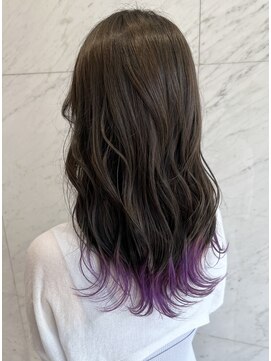 ベイ リコルド アトリ 名古屋名駅店(Bei Licoldo.Atole) 透明感 裾カラー エンドカラー パープルカラー