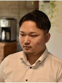 艶感6:4分けリバースショート【メンズカット/メンズヘア】