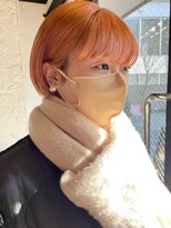 エム(EM)&nbsp;丸みショート/ペールオレンジ