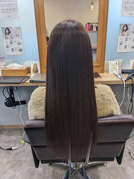 質感再生カラー+カット+4stepトリートメント