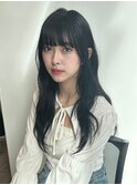 20代30代大人美人小顔ブリーチなし韓国ヘアアッシュブラック