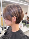 髪質改善ショートボブレイヤーカット