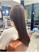 ダブルカラー（ノンブリーチ）ミルクティブラウン