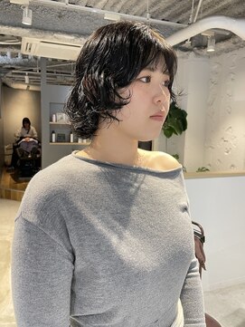 コフィー バイ メルト 吉祥寺(cofy by melt) 山本/レイヤーパーマ顔周りレイヤーカットウルフ暗髪吉祥寺