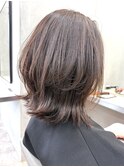 【フェリア柏の葉】レイヤーカット/透明感カラー/グレーベージュ