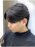 フェザーパーマセンターパートダウンパーマニュアンスパーマ韓国