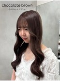 15399黒髪グレージュ髪質改善レイヤーワンカール韓国ストレート