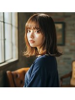 コトナ 越谷店 秋冬おすすめ暗めカラー×レイヤーミディアムヘア