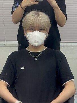 メンズペレ 渋谷(MEN'S PELE) MEN’S HAIR/ブルーブラック/フェザーパーマ/渋谷