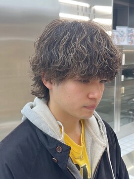 フィフス 渋谷(fifth) 渋谷シャドウパーマ波巻きスパイラルメンズウルフボブフェザー