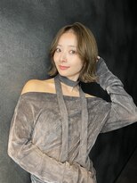 リミットバイアフィナー 大宮店(limit by Afinar) くびれボブ/レイヤーボブ/オリーブベージュ