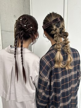 スタジオカラー(Studio Color)の写真/【立川3分★ヘアセット+フルメイク¥6600】早朝の結婚式やイベントもお任せ!シーンに合わせたヘアをご提供♪