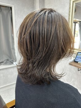 【繊細なカットであなたの魅力を引き出す】忙しい毎朝のセットも時短で美しく♪360度美しいスタイルへ＊